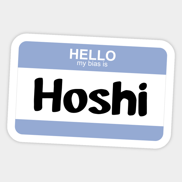 My Bias is Hoshi Sticker by Silvercrystal